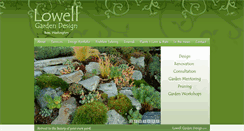 Desktop Screenshot of lowellgardendesign.com